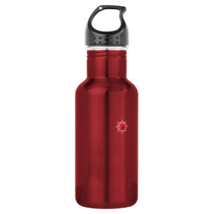 Mährische Sternenreihe - Rot Edelstahlflasche