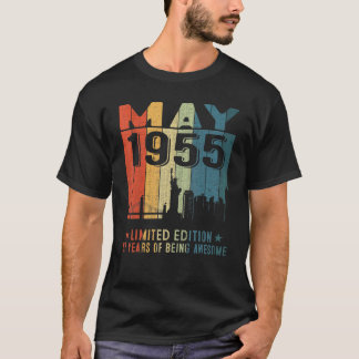 Mai 1955 67. Geburtstag 67. Jahr 1955 Geburtstag V T-Shirt