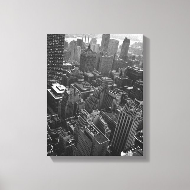 Mai 1961: Das Chrysler-Gebäude in New York Leinwanddruck (Vorderseite)