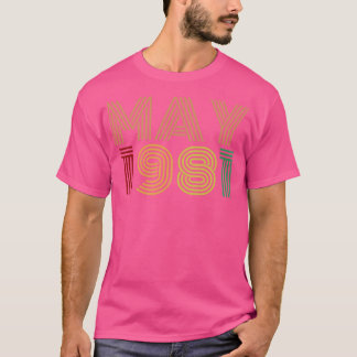 Mai 1981 Vintages Design T-Shirt