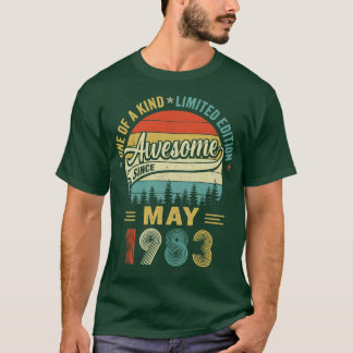Mai 1983 Vintag 40 Jahre alter Retro 40. Geburtsta T-Shirt
