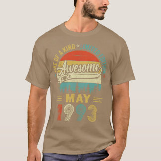 Mai 1993 Vintage 30 Jahre alte Retro 30. Geburtsta T-Shirt