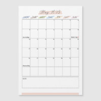 Mai 2025 Magnetkalender