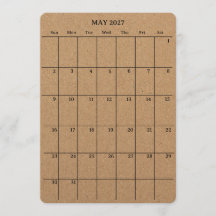 Mai 2027 Kalender für Planer und Journale