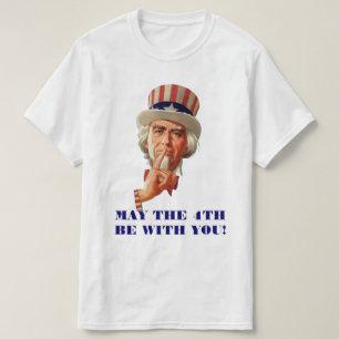 Mai 4. Juli sein mit You Uncle Sam T-Shirt