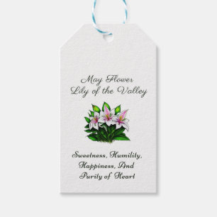 Mai Blume Lily of the Valley Floral Geschenkanhänger