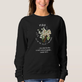 MAI Geburtsmonat Blume Christlich Sweatshirt