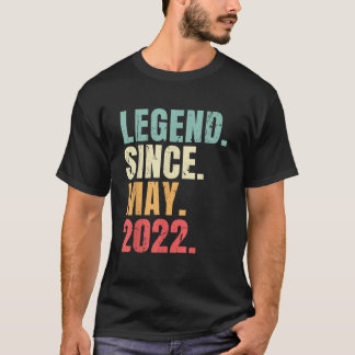 Mai Geburtstag 2022 Legend Seit 2022 Retro T-Shirt