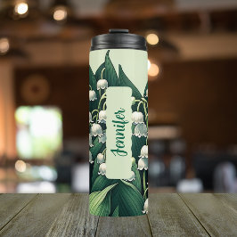 Mai Geburtstag Monat Blume Lily of the Valley 16 o Thermosbecher