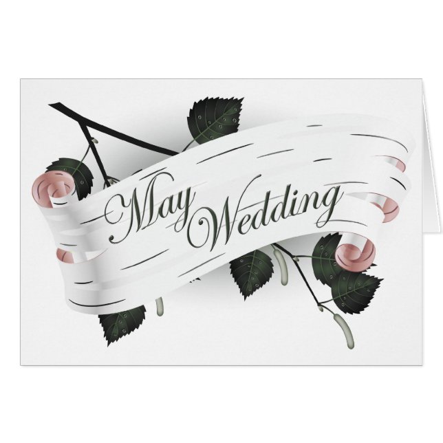 Mai Hochzeit : Blätter der Saison: (Vorderseite (Horizontal))