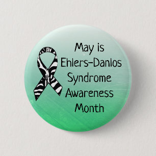 Mai ist das Ehlers-Danlos-Syndrom Monat Button