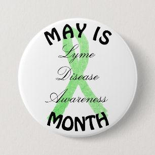 Mai ist der Monat der Lyme-Borreliose-Aufklärung B Button