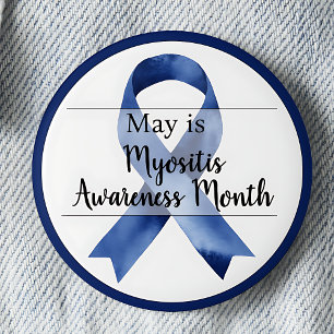 Mai ist der Monat der Myositis-Aufklärung Button