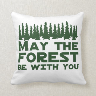 Mai ist der Wald mit Ihnen Kissen