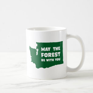 Mai ist der Wald mit Ihnen Washington Tasse