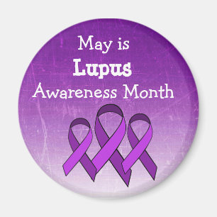 Mai ist Lupus-Bewusstseins-Monats-Magnet Magnet