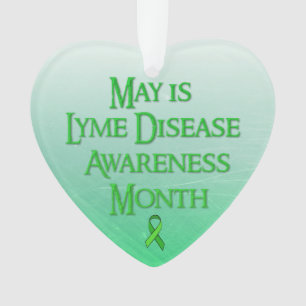 Mai ist Lyme-Krankheit Aufklärung Monat Ornament