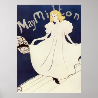 Mai Milton 1895 Henri de Toulouse-Lautrec Poster