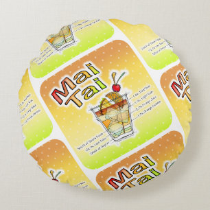 MAI TAI COCKTAIL RECIPART RUNDES KISSEN