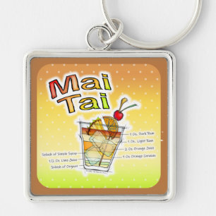 MAI TAI COCKTAIL RECIPART SCHLÜSSELANHÄNGER