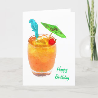 MAI Tai einer an Karte