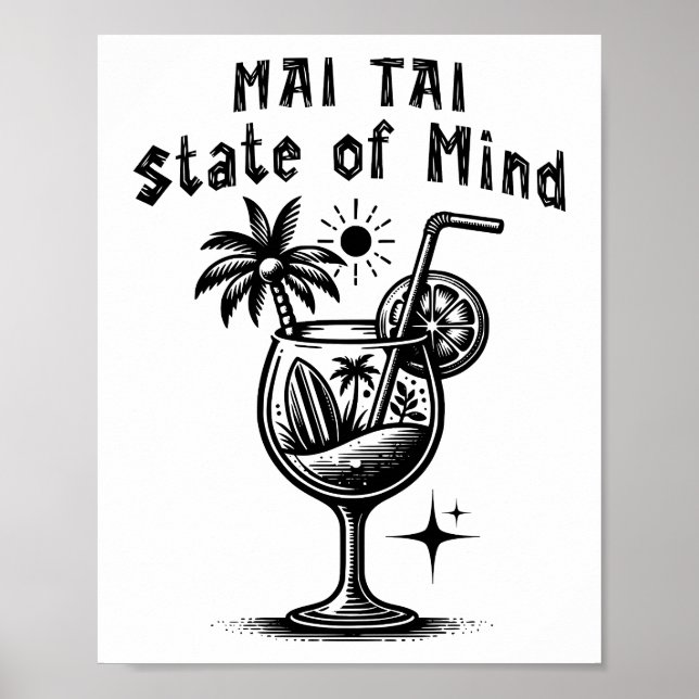 Mai Tai Gemütszustand Poster (Vorne)