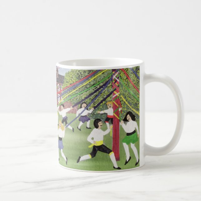 Maibaum, der 1991 tanzt kaffeetasse (Rechts)