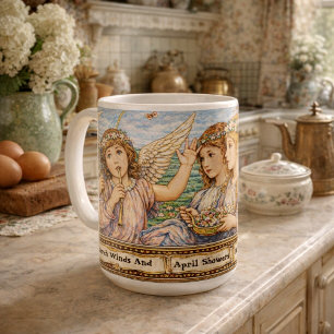 Maiblumen Engel Kaffeetasse