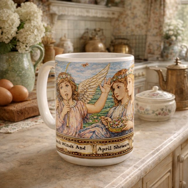 Maiblumen Engel Kaffeetasse (Von Creator hochgeladen)