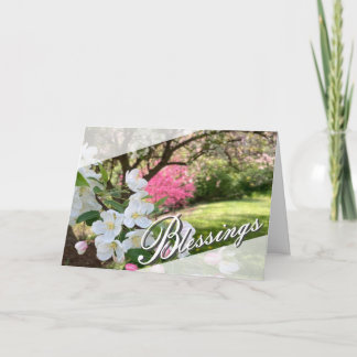 Maiblumen Rosa Segensgrußkarte Karte