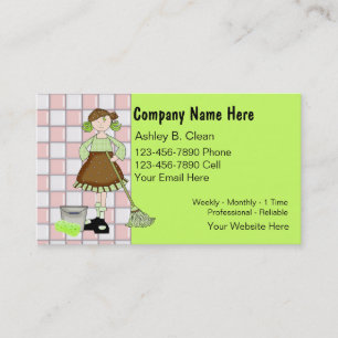 Maid Business Cards Visitenkarte