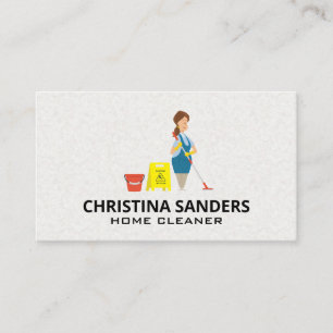 Maid Cleaner Visitenkarte