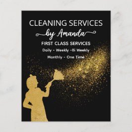 Maid Gold Dust Cleaning Service Flyer