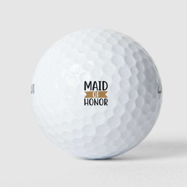 Maid of Honor Golfball (Vorderseite)