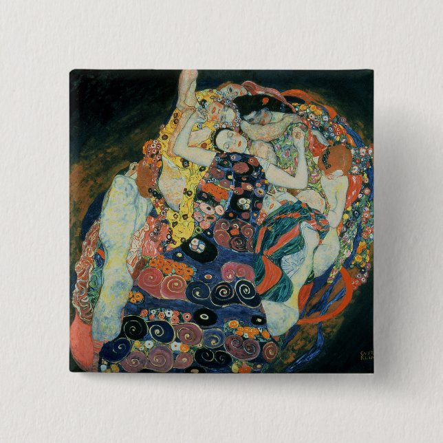 Maiden, 1913 (Öl auf Leinwand) Button (Vorderseite)