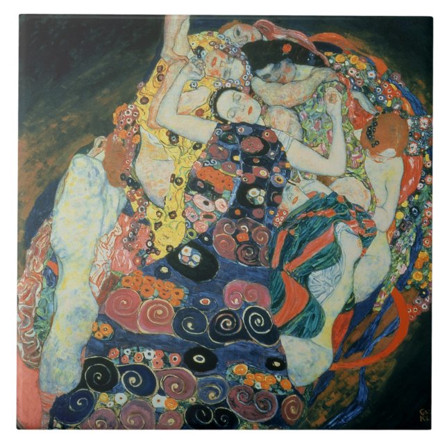 Maiden, 1913 (Öl auf Leinwand) Fliese (Vorderseite)