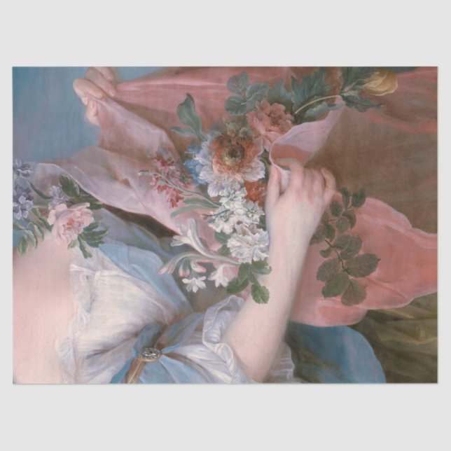 Maiden aus dem 18. Jahrhundert Seidenpapier (Vorderseite)