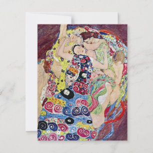 Maiden (Jungfrau), Gustav Klimt, Vintager Jugendst