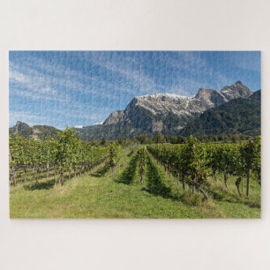 Maienfeld Graubünden Schweiz Weinberge Puzzle