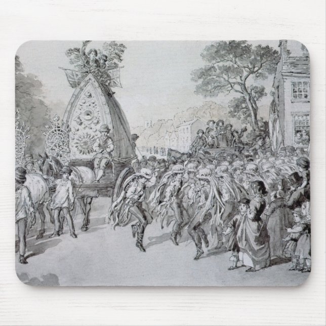 Maifeiertag bei Bowdon, Cheshire Mousepad (Vorne)