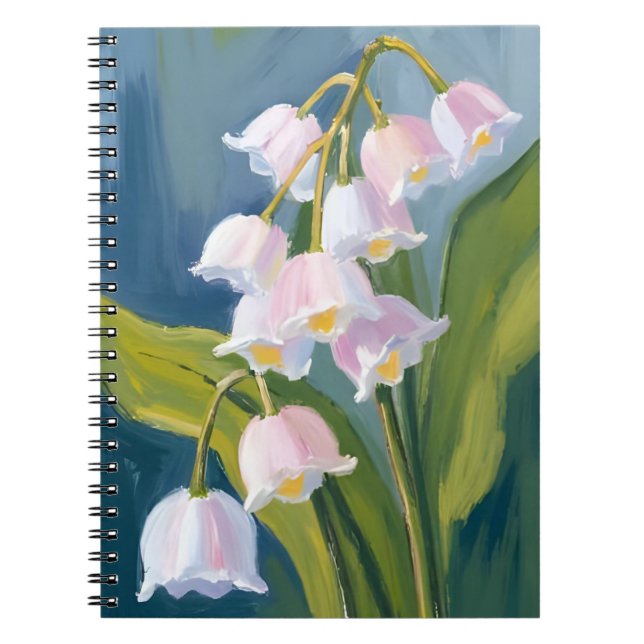 Maiglöckchen | Aquarellblume Notizblock (Vorderseite)