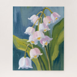 Maiglöckchen | Aquarellmalerei von Blumen Puzzle