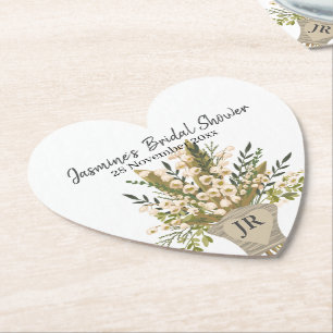 Maiglöckchen Brausebad Braut  Untersetzer