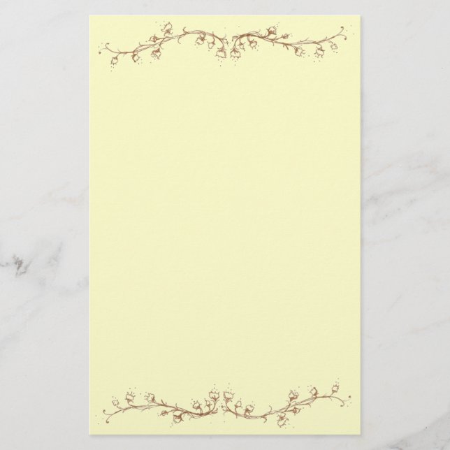 Maiglöckchen Briefpapier (Vorderseite)