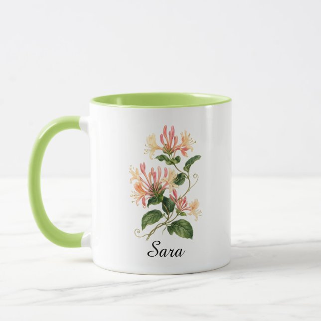 Maiglöckchen Geburtstagsgeschenk Tasse (Links)