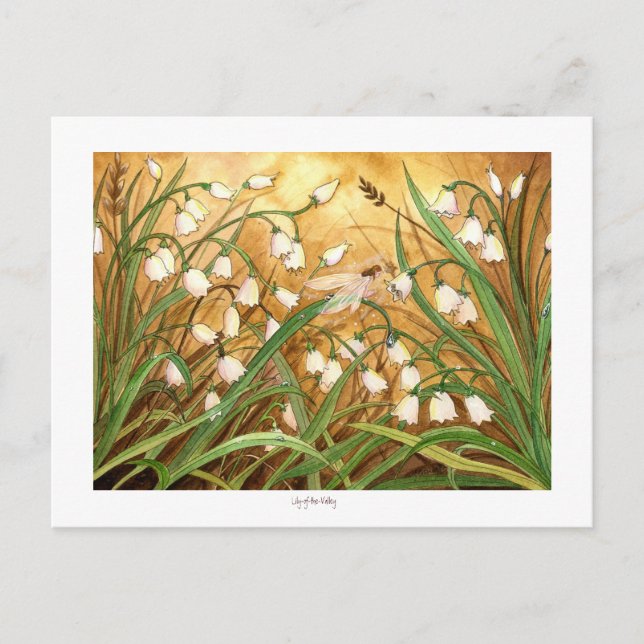 Maiglöckchen Postkarte (Vorderseite)