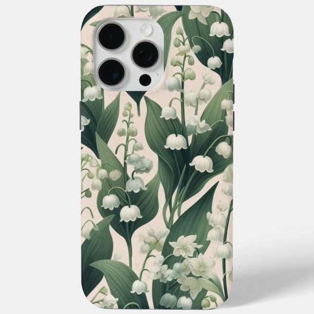 Maiglückchen-Geburtsmonatsblume Case-Mate iPhone Hülle (Rückseite)