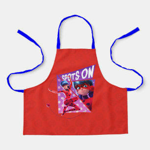 Maikäfer   Felder auf Lila Grafik Schürze