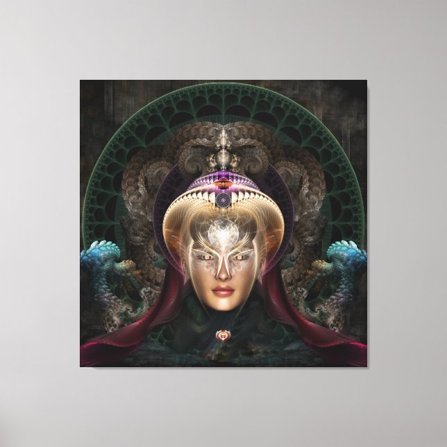 Maikia - The Mystic Guardian Canvas Print Leinwanddruck (Vorderseite)