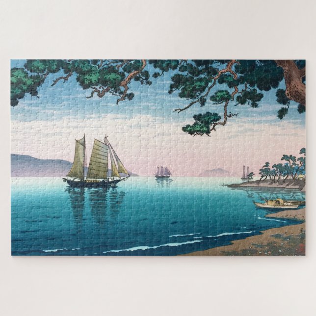Maiko Beach von Tsuchiya Koitsu Puzzle (Horizontal)